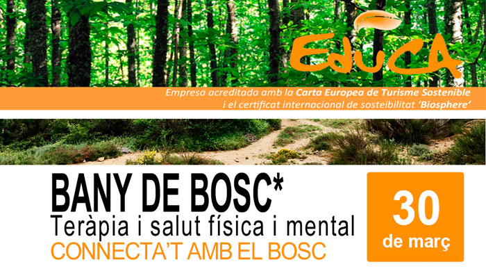 Viladrau Passejada "Bany de Bosc. Teràpia i salut física i mental"