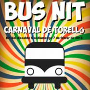 Bus Nit per tornar del Carnaval de Torelló