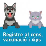 Viladrau Registre al cens, vacunació i xips dels animals de companyia