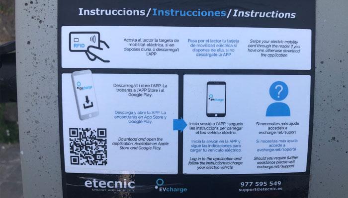 El punt de recàrrega de vehicles elèctrics de Viladrau passa a ser de pagament