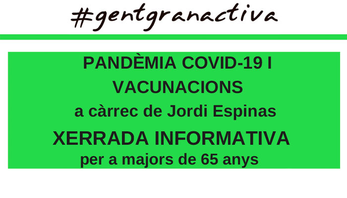 Viladrau Xerrada "Pandèmia Covid-19 i Vacunacions"