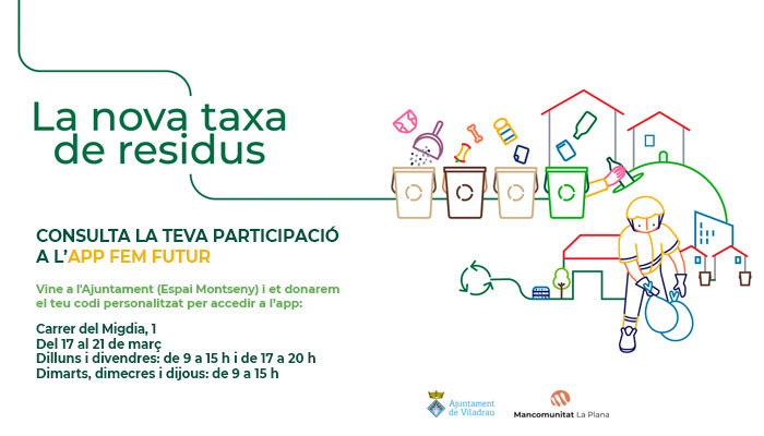 Viladrau Consultes, dubtes i l'app Fem Futur per la nova taxa de residus